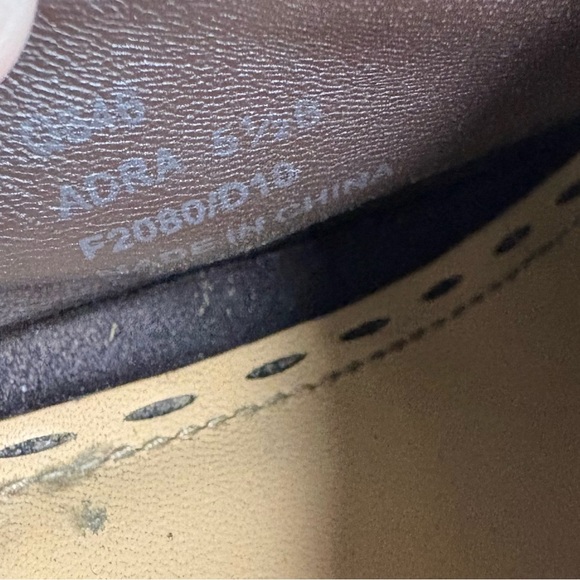 Coach Andra Oxford Pumps Size 5.5 Brown Suede - Picture 10 of 10